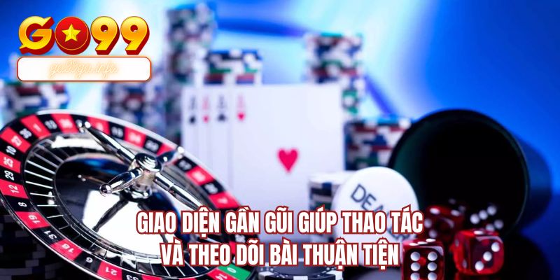 Giao diện gần gũi giúp thao tác và theo dõi bài thuận tiện